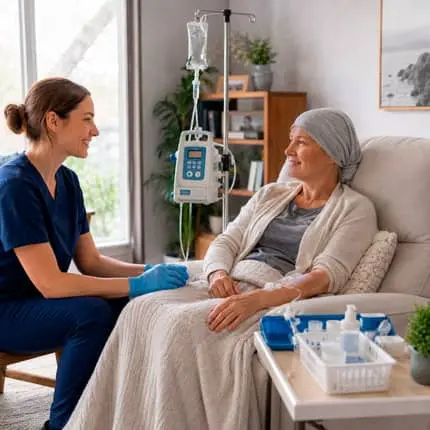 Perfusion à domicile