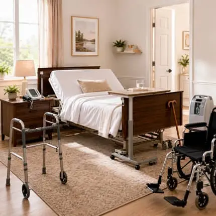 Matériel médical à domicile : essai, installation et maintenance par PROXIMED